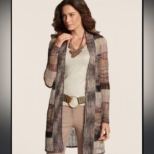 💫3 for $15/🌟5 for $20 Chico’s Space Dye Danika Cardigan size 2